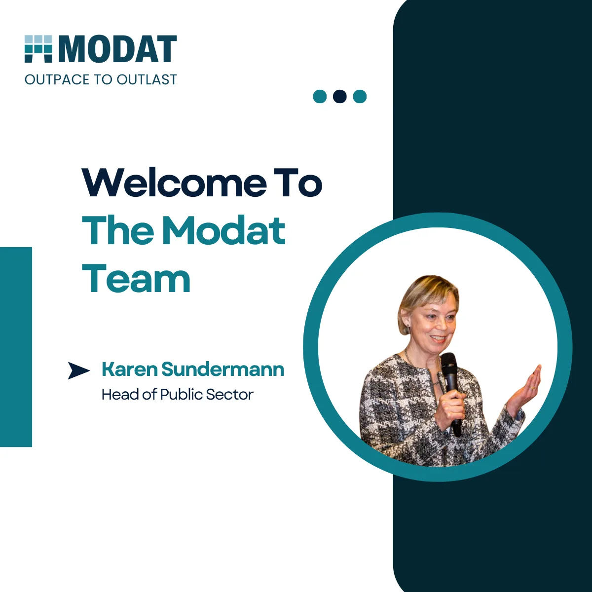 Karen Sundermann joins Modat as Head of Public Sector
