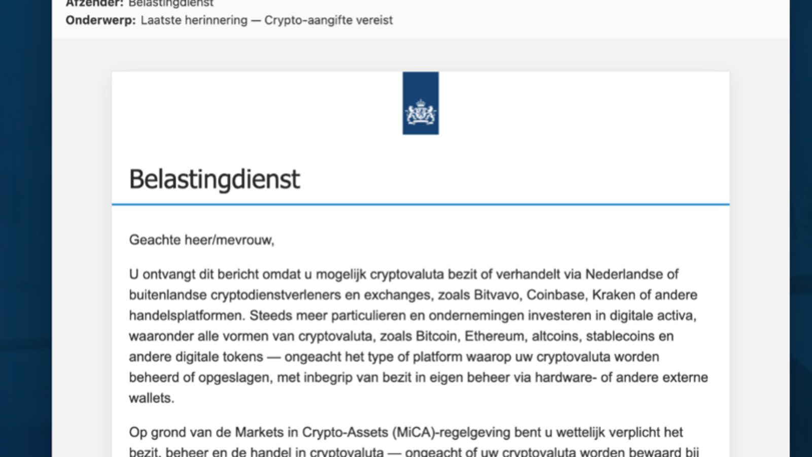 Scammers Target Dutch Taxpayers in Seasonal Phishing Surge